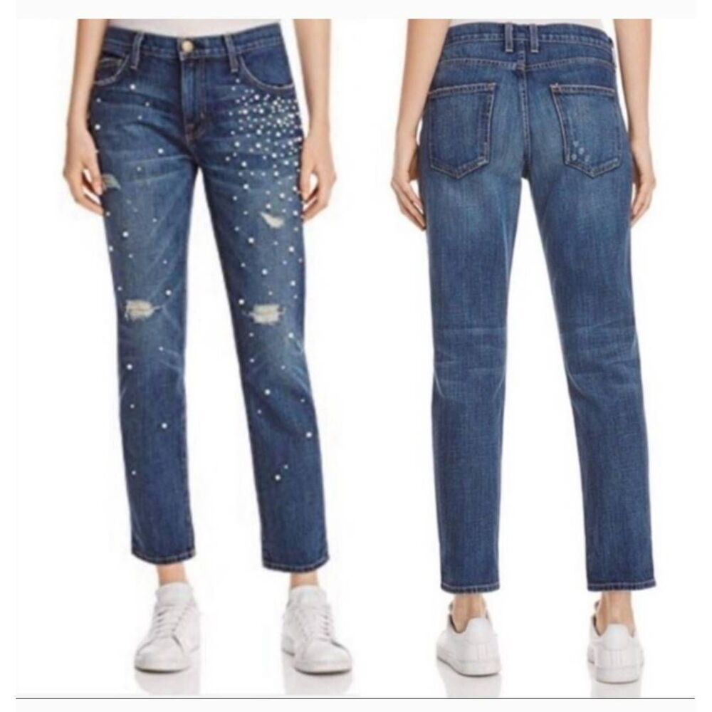 Current/ Elliott The Fling Loved Destroy‎ with Pearls Size 26
